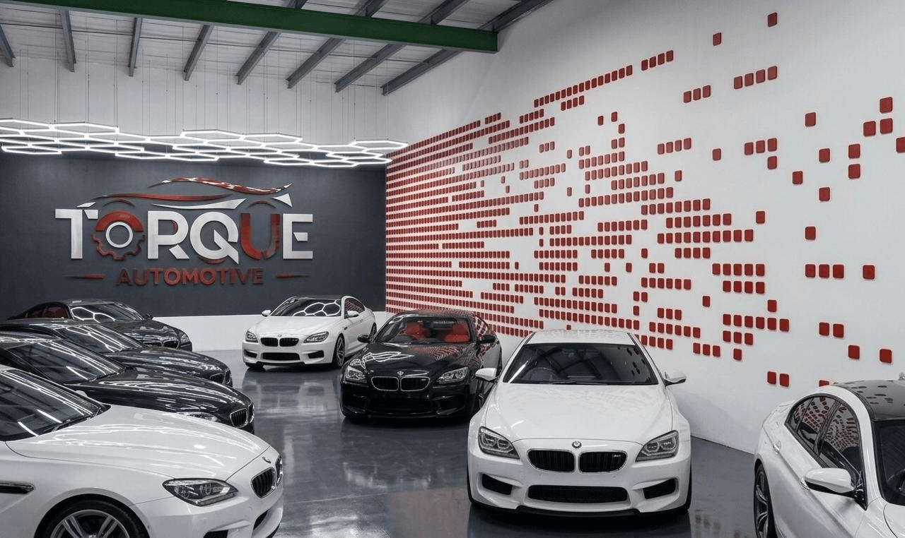 Inside the Torque Autos showroom in Campbellfield